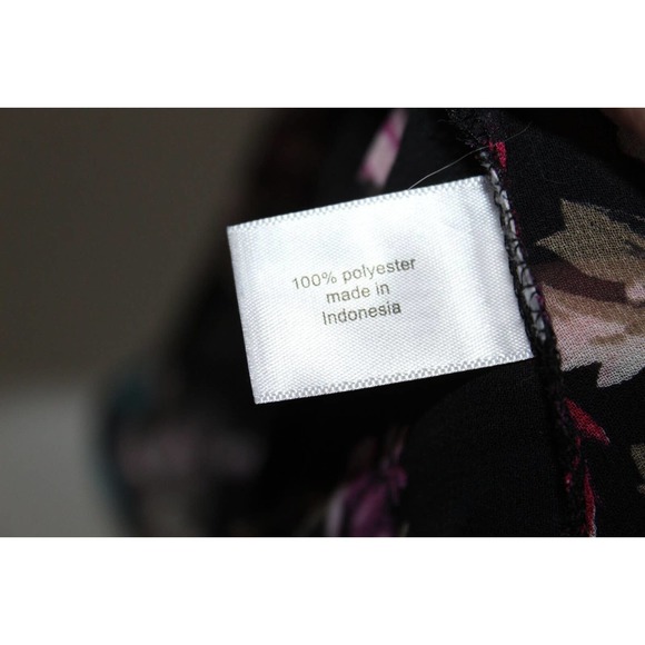 Lane Bryant Sheer Floral Open Front Chiffon Kimono Top Plus Size 26/28 H14450 - Picture 6 of 6